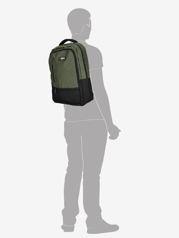 Enrico Benetti Batoh Enrico Benetti Hamburg 15" Notebook Backpack Olive