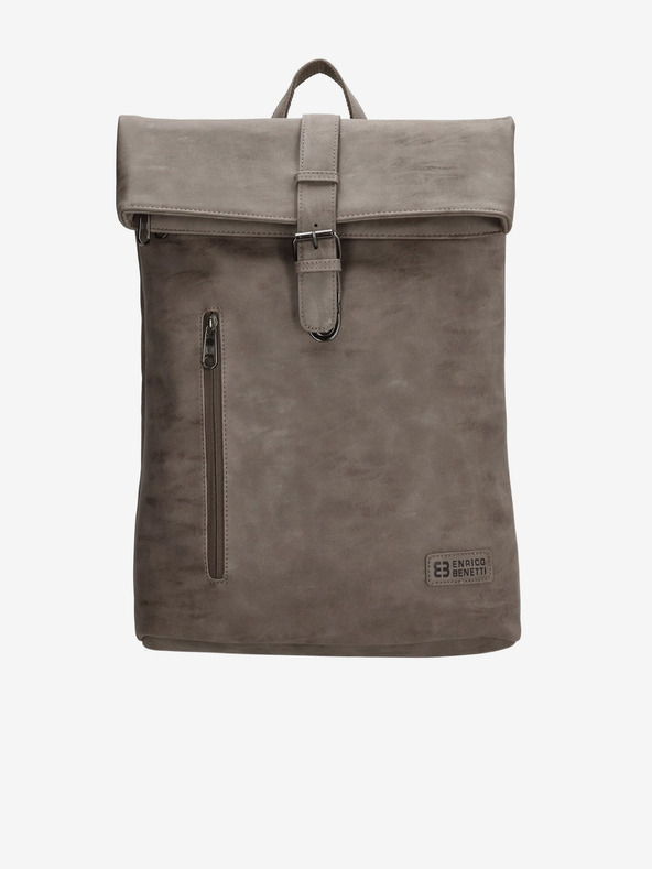 Enrico Benetti Batoh Enrico Benetti Rotterdam 15" Notebook Backpack 15 l Medium Taupe