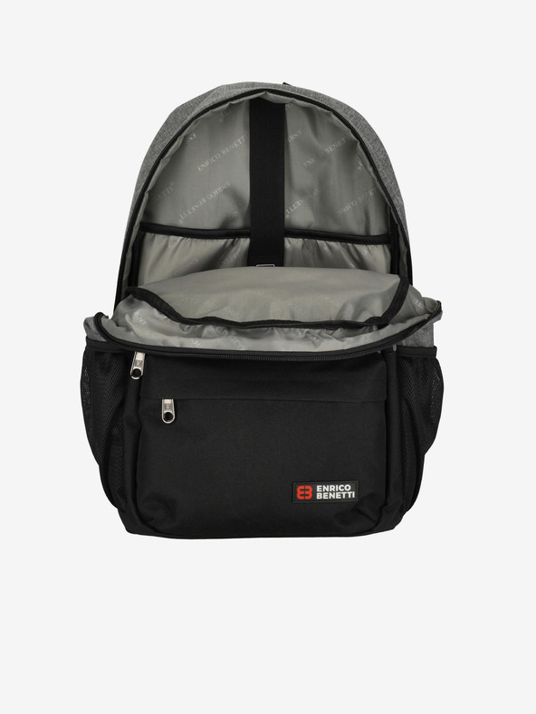 Enrico Benetti Batoh Enrico Benetti Hamburg Notebook Backpack 23 l Light Grey