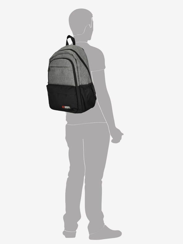 Enrico Benetti Batoh Enrico Benetti Hamburg Notebook Backpack 23 l Light Grey