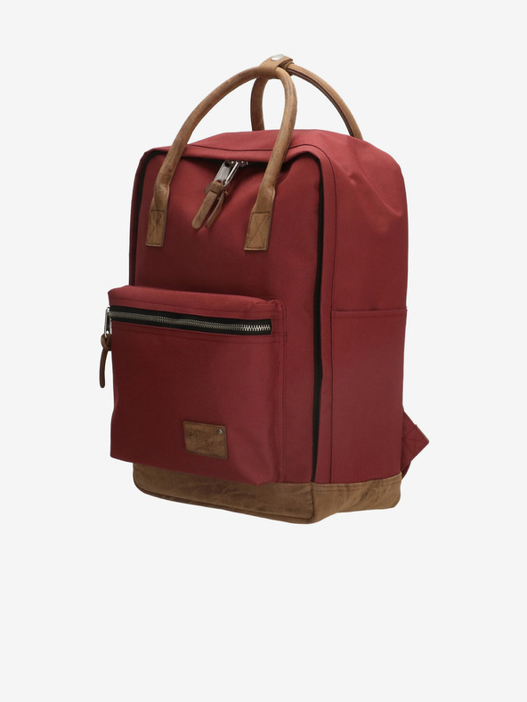 Enrico Benetti Batoh Enrico Benetti Santiago Notebook Backpack 17 l Bordeaux
