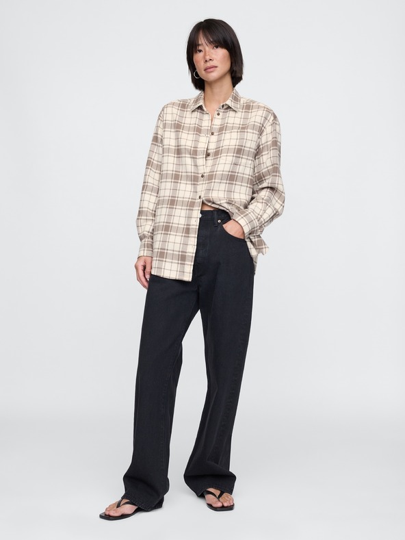 GAP Oversize flanelová košile Big Shirt GAP