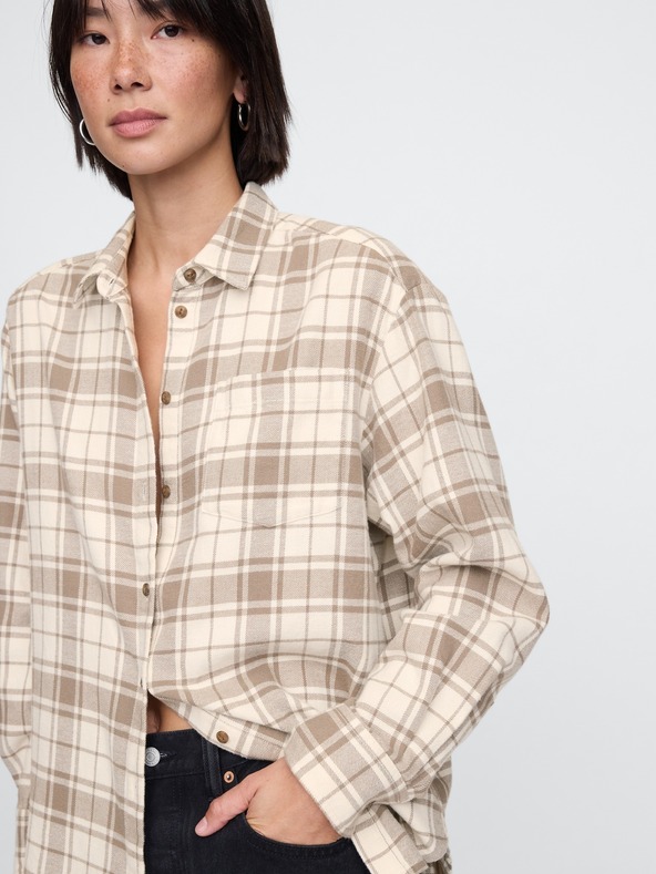 GAP Oversize flanelová košile Big Shirt GAP
