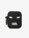 Karl Lagerfeld 3D Logo NFT Choupette Head Silikonové Pouzdro pro Airpods 1/2 Black Karl Lagerfeld