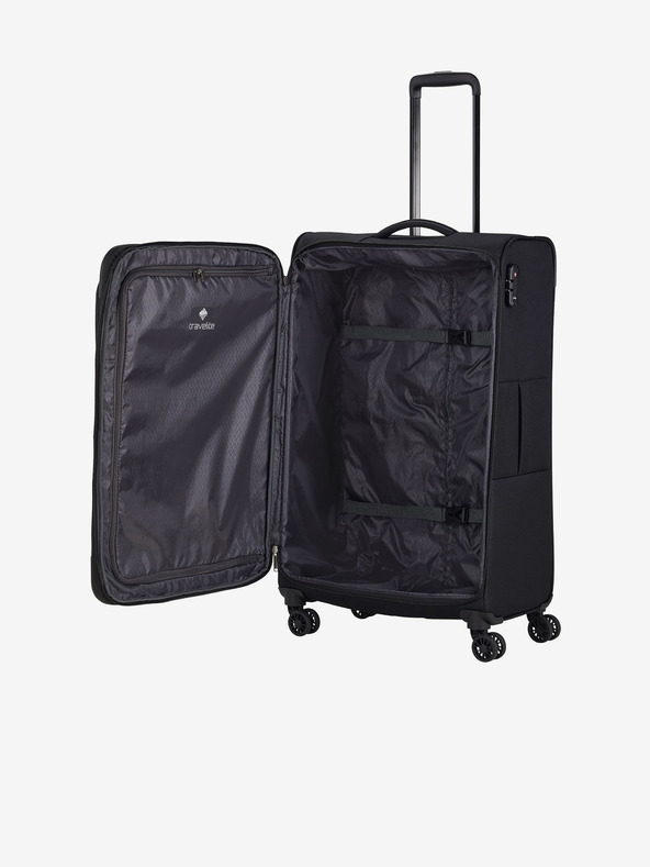 Travelite Černý cestovní kufr Travelite Chios L