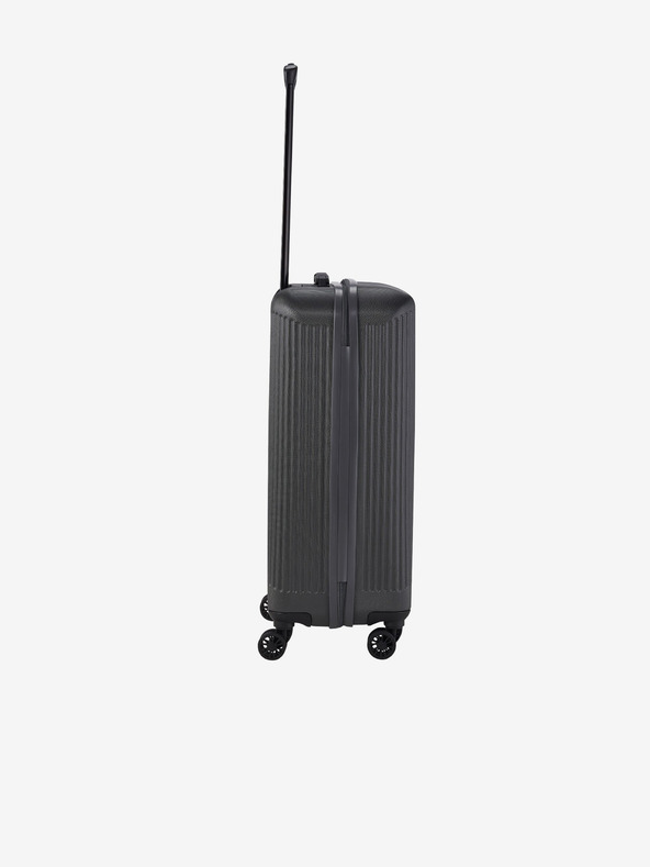 Travelite Tmavě šedý cestovní kufr Travelite Bali M