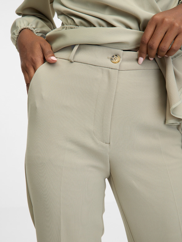 Orsay Khaki dámské kalhoty ORSAY