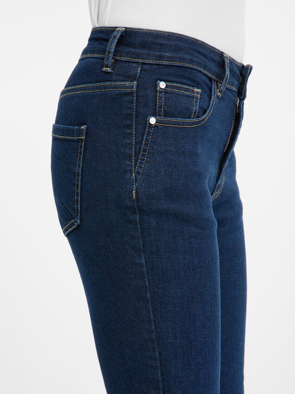 Orsay Modré dámské skinny fit džíny ORSAY