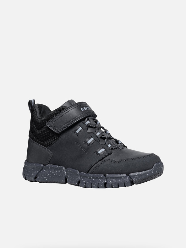 Geox Černá chlapecká kotníková obuv Geox Flexyper  B Abx