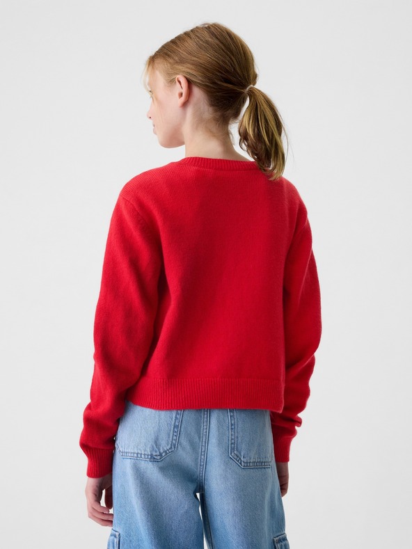 GAP Dětský crop kardigan CashSoft GAP