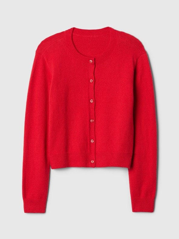 GAP Dětský crop kardigan CashSoft GAP