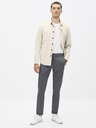 Celio Šedé chino kalhoty Celio Pobelt
