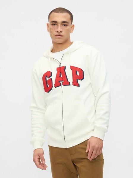 GAP Mikina na zip s logem GAP