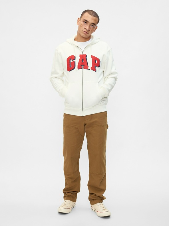 GAP Mikina na zip s logem GAP