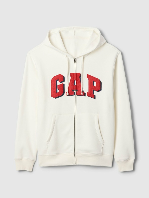 GAP Mikina na zip s logem GAP