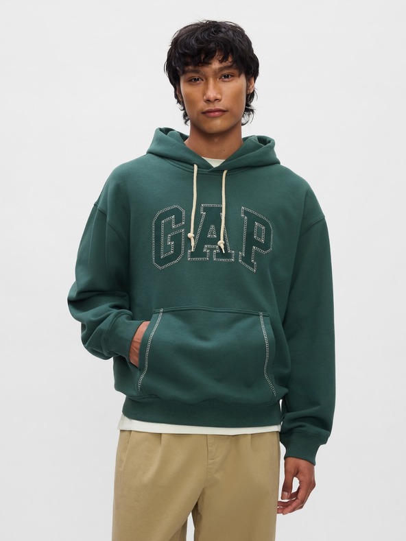 GAP Oversize mikina Stitch s logem GAP