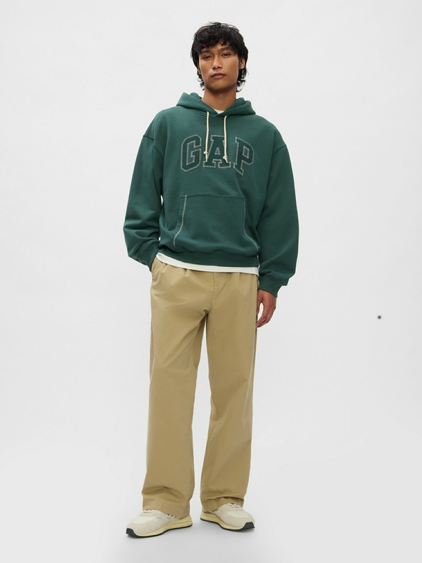 GAP Oversize mikina Stitch s logem GAP