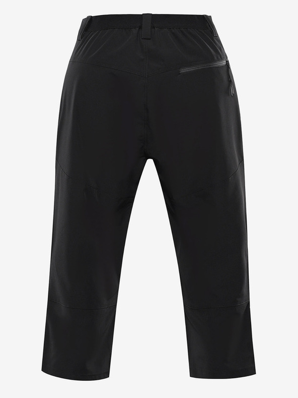 ALPINE PRO Pánské softshellové capri ALPINE PRO WEDER black