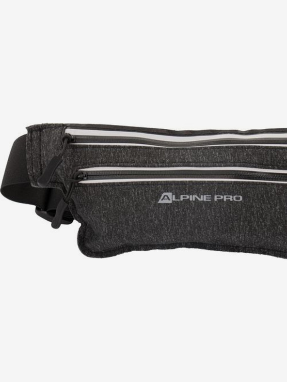ALPINE PRO Černá žíhaná sportovní ledvinka ALPINE PRO DONNE