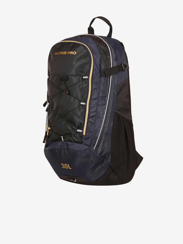 ALPINE PRO Černo-modrý unisex outdoorový batoh 30l ALPINE PRO GORME