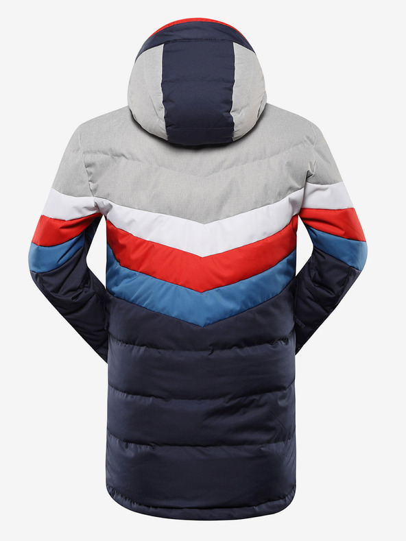 ALPINE PRO Pánská péřová lyžařská bunda s membránou ptx ALPINE PRO FEEDR mood indigo