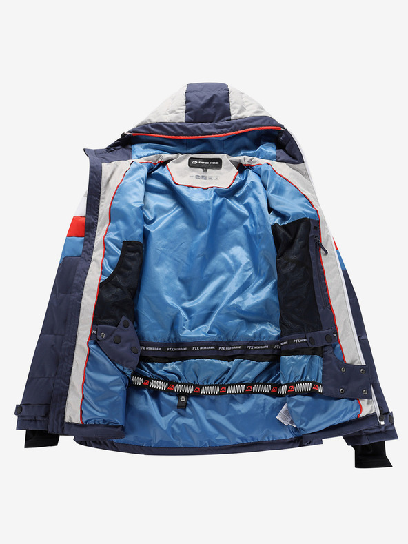 ALPINE PRO Pánská péřová lyžařská bunda s membránou ptx ALPINE PRO FEEDR mood indigo