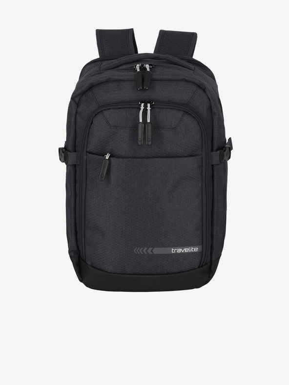 Travelite Černý dámský batoh Travelite Kick Off Cabin Backpack Anthracite