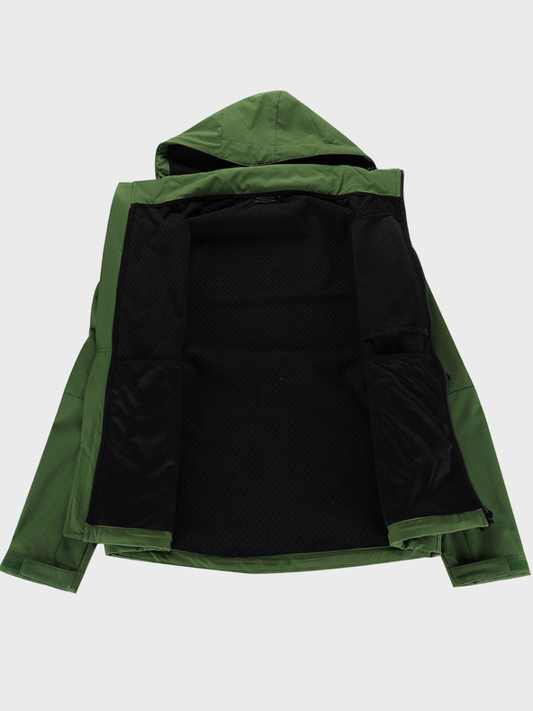 ALPINE PRO Zelená pánská softshellová bunda s membránou Alpine Pro Hoor