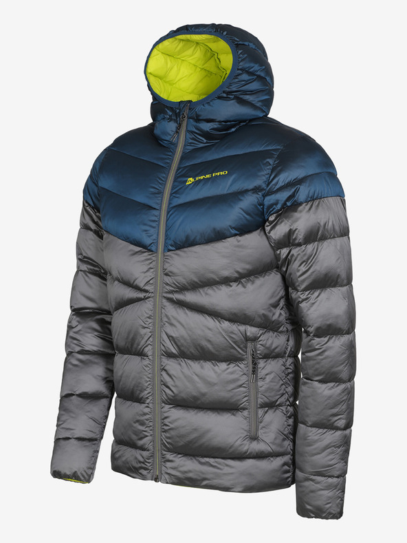 ALPINE PRO Pánská hřejivá bunda hi-therm ALPINE PRO ROG mykonos blue