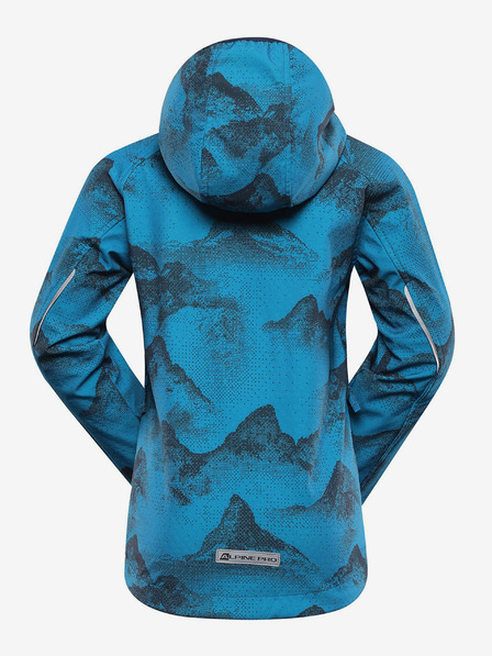 ALPINE PRO Modrá dětská softshellová bunda s membránou Alpine Pro Ezoro