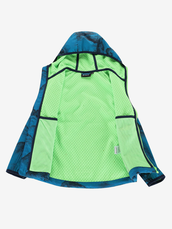 ALPINE PRO Modrá dětská softshellová bunda s membránou Alpine Pro Ezoro