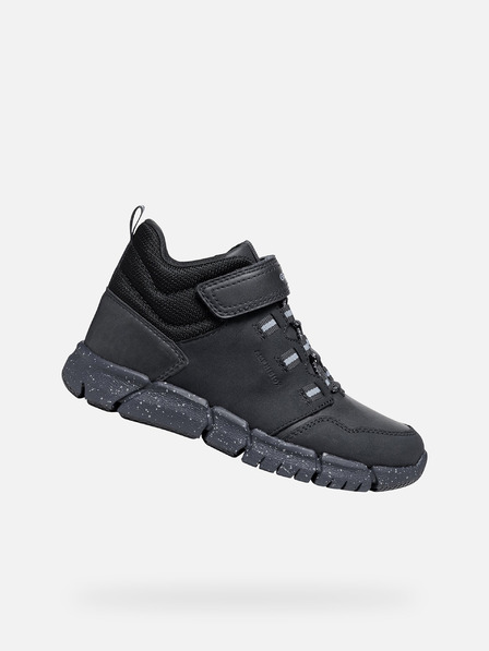Geox Černá chlapecká kotníková obuv Geox Flexyper  B Abx