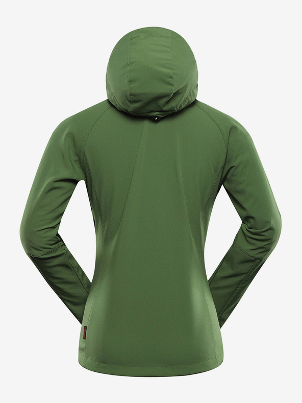 ALPINE PRO Zelená dámská softshellová bunda s membránou Alpine Pro Hoora