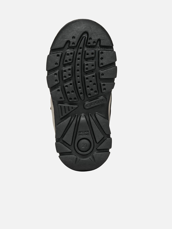 Geox Hnědá chlapecká zimní obuv Geox Flanfil  B Abx