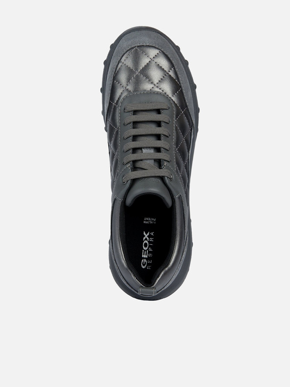 Geox Tmavě šedé dámské tenisky Geox Alleniee