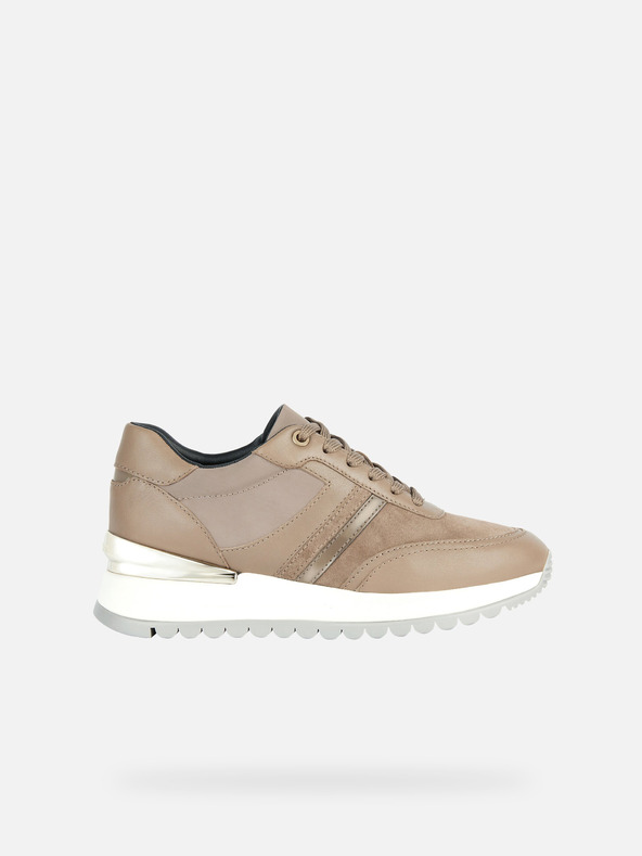 Geox Hnědé dámské tenisky Geox Desya