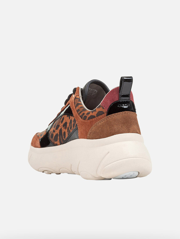 Geox Hnědé dámské tenisky Geox Nebula 2.0 X
