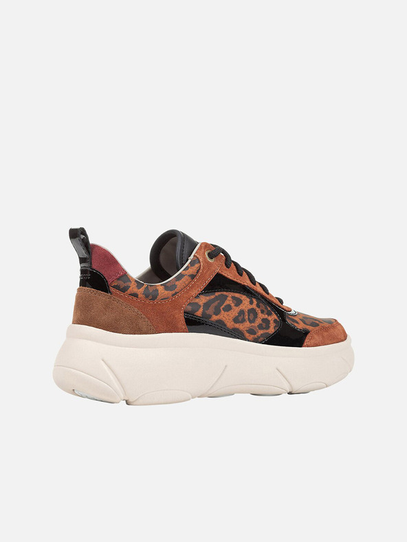 Geox Hnědé dámské tenisky Geox Nebula 2.0 X