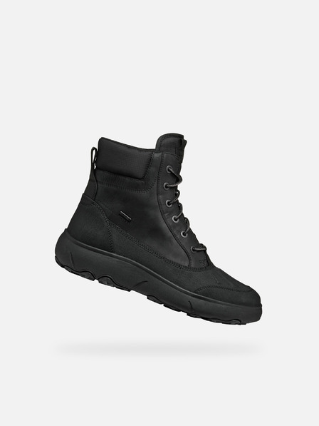 Geox Černá pánská kotníková obuv Geox Nebula + Grip AB