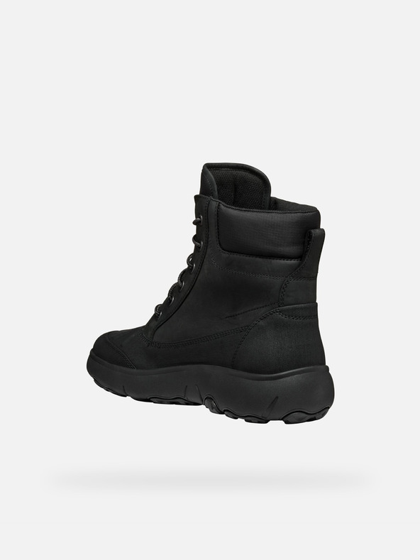 Geox Černá pánská kotníková obuv Geox Nebula + Grip AB