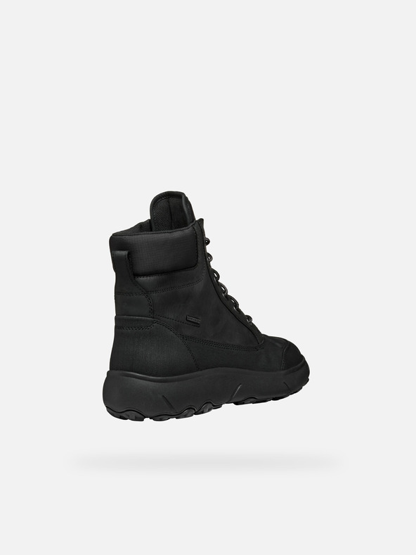 Geox Černá pánská kotníková obuv Geox Nebula + Grip AB