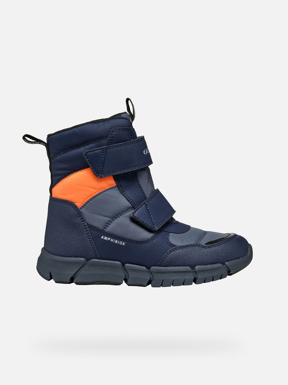 Geox Modrá chlapecká kotníková obuv Geox Flexyper  B Abx