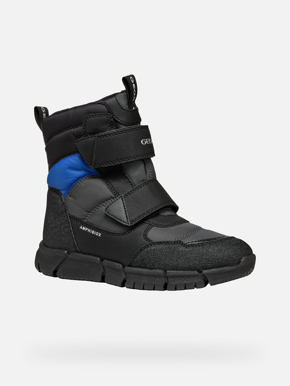 Geox Šedá chlapecká kotníková obuv Geox Flexyper  B Abx