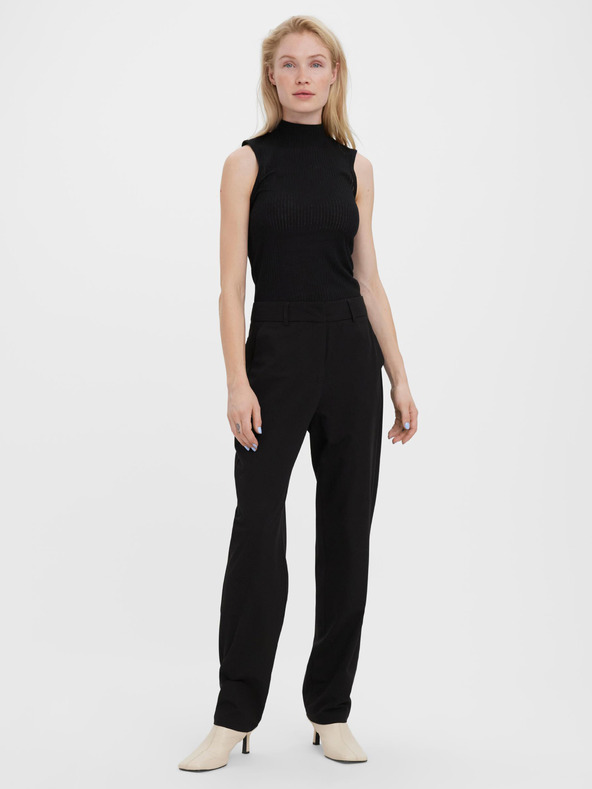 Vero Moda Černé dámské kalhoty VERO MODA Zelda