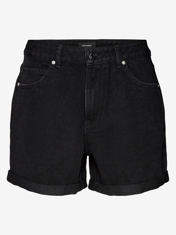 Vero Moda Černé dámské džínové kraťasy VERO MODA Zuri
