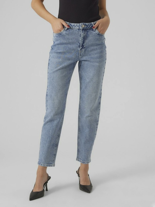 Vero Moda Světle modré dámské mom džíny Vero Moda Linda