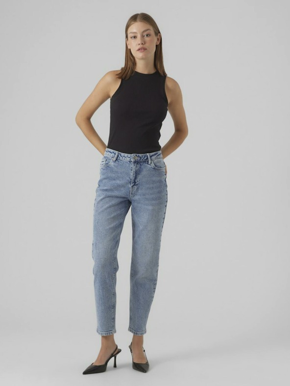 Vero Moda Světle modré dámské mom džíny Vero Moda Linda