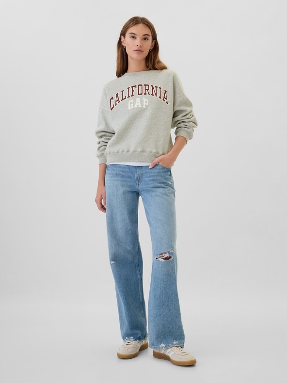 GAP Oversize mikina s logem Gap