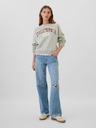 GAP Oversize mikina s logem Gap