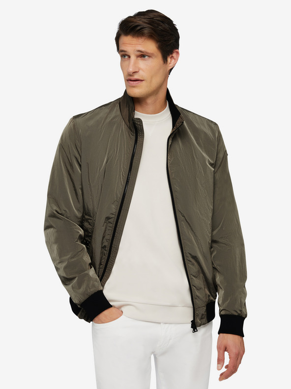 Geox Khaki pánská bunda Geox Deiven